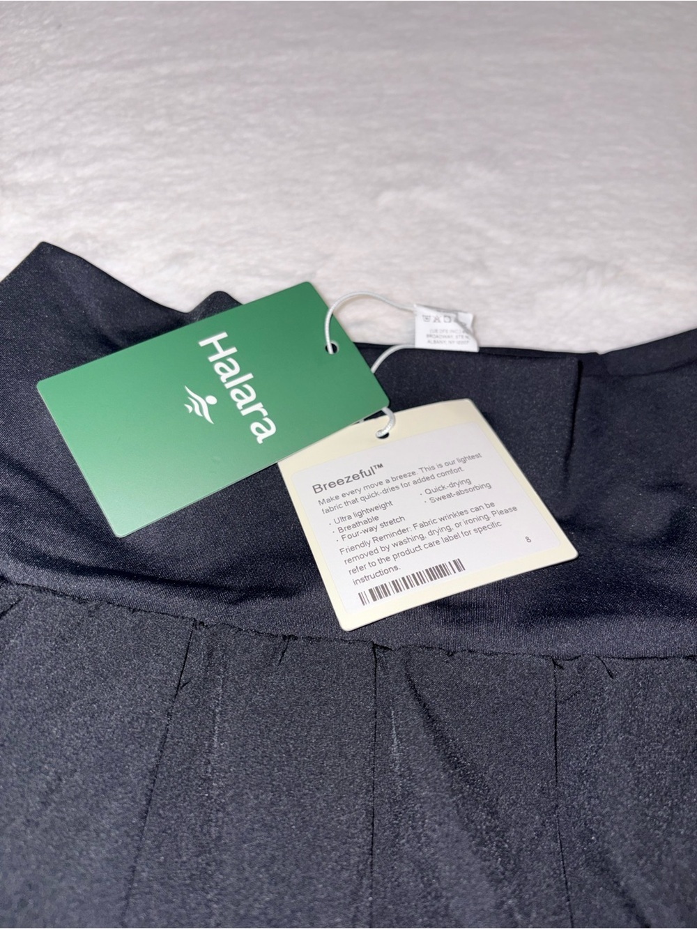 Halara Breezeful Pleated 2-in-1 Mesh Skirt Leggings NWT Size Large Quick Dry - Picture 10 of 13